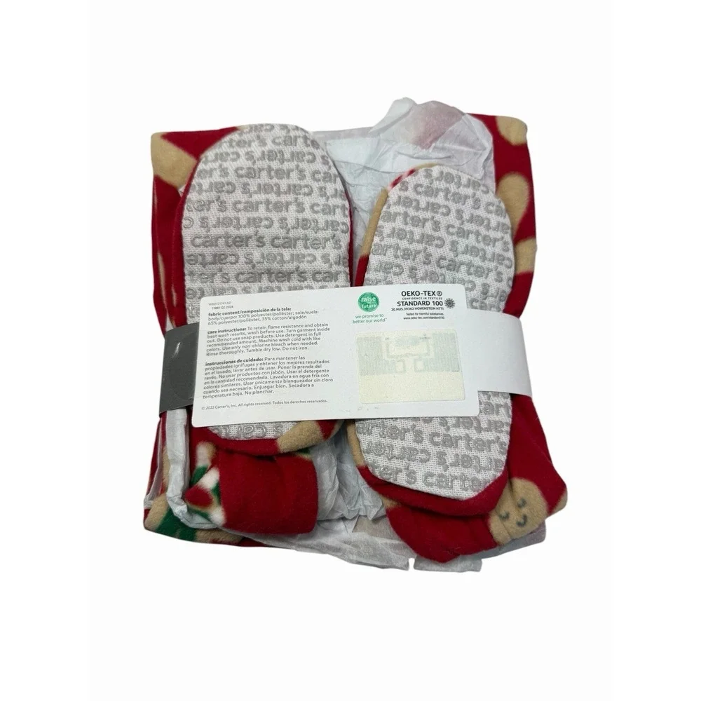 carters child of mine baby boys footed sleeper christmas toddler size 2T